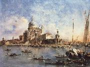 Francesco Guardi Venice The Punta della Dogana with S.Maria della Salute oil